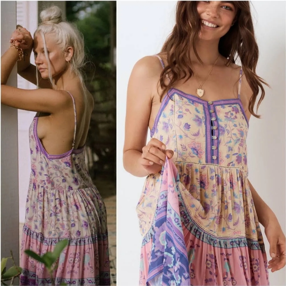 ✨️ Spell & The Gypsy Portobello Road Strappy Mini Dress NWT ✨️